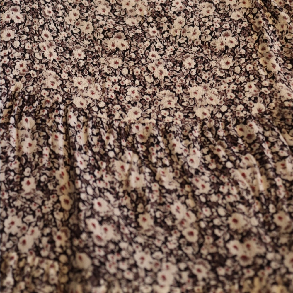 Brandy Melville Black & Cream Floral Sundress - Picture 3 of 3